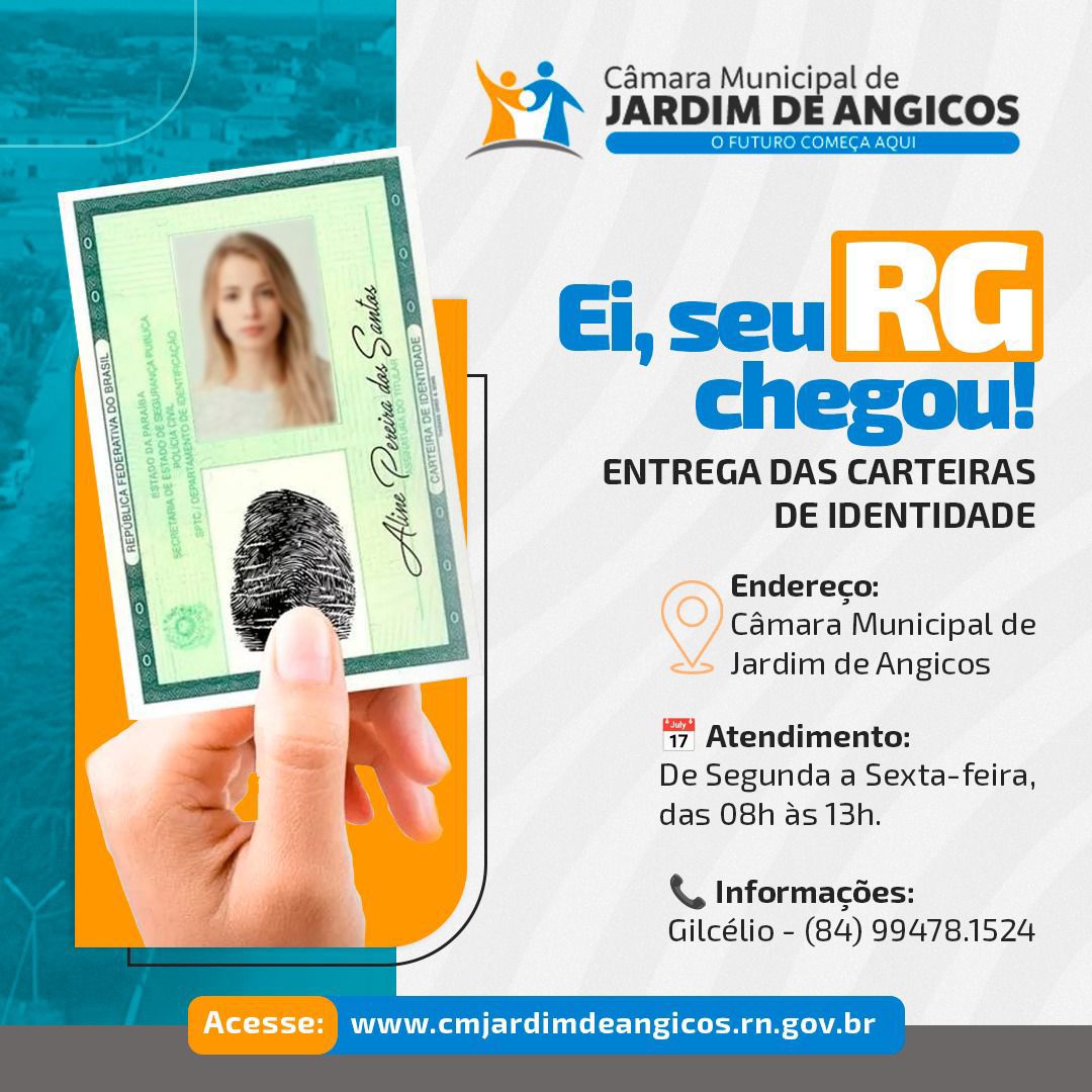 Comunicado Importante: RGs Disponíveis para Retirada